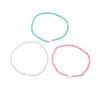 1 Set Böhmischer Sommer Bunte Reiskörner Herzperlen Knöchel für Damen Boho Ozean Barfuß Strand Beinarmband Knöchel Set Weiblich