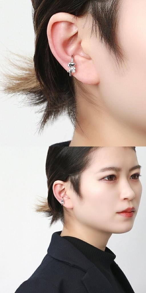 Snoopy Pearl Ear Cuff It Into a Jewelry Case 1P Single Ear Ladies 925 Silver Freshwater Pearl Official PEANUTS Goods Character [Shinjuku Ginnokura]