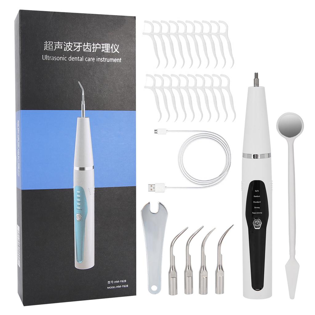 Tragbare Ultraschall Zahnstein Entferner Dental Scaling Zahn Flecken Reinigung Bleaching Oral