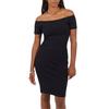 Womens/Ladies Off Shoulder Short-Sleeved Bodycon Dress