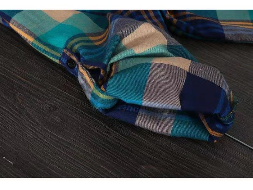 2024 Spring/Autumn Women's Korean Style Plaid Loose Mid-Length Plus Size Long Sleeve Shirt Jacket