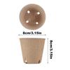 Disposable Plant Germination Pot with Drainage Holes, Biodegradable Pulp Seedling cup,Garden Plant Nursery Pots Seed Trays Set