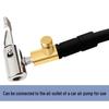 American-Threaded Car Air Pump Nozzle Adapter - Quick-Clip Conversion Head for Air Pump Accessories