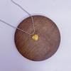 Retro French Titanium Steel Beaded Necklace - Gold & Silver Heart Clavicle Chain