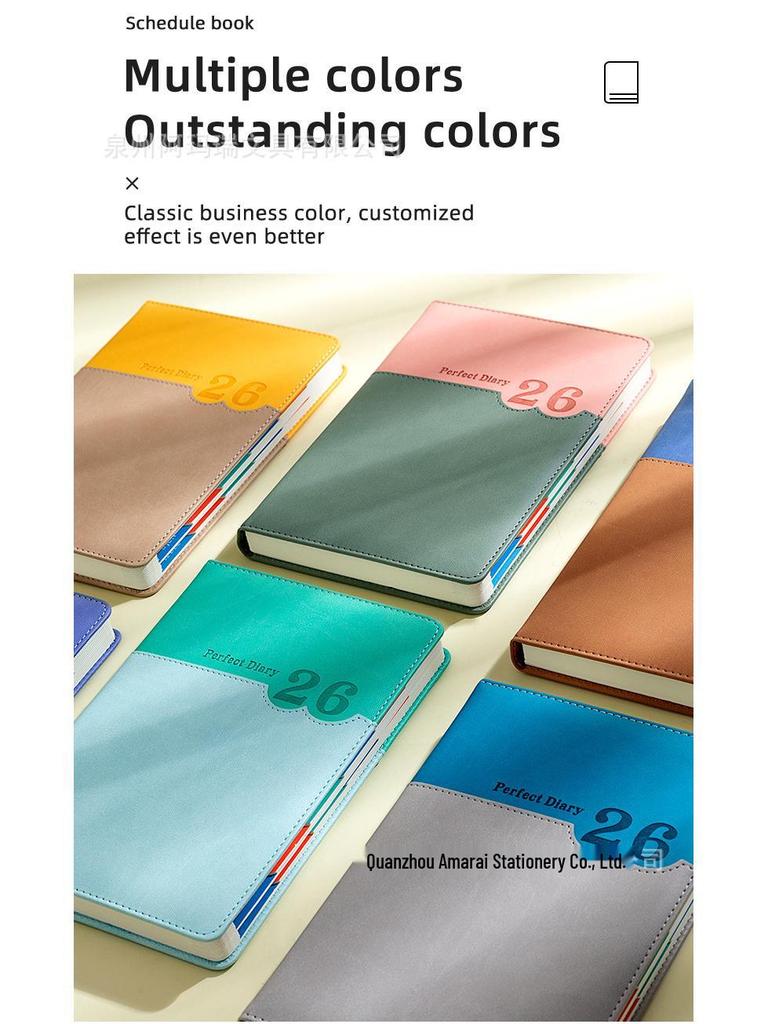 2026 English-Spanish Daily Planner Diary & Calendar Notebook