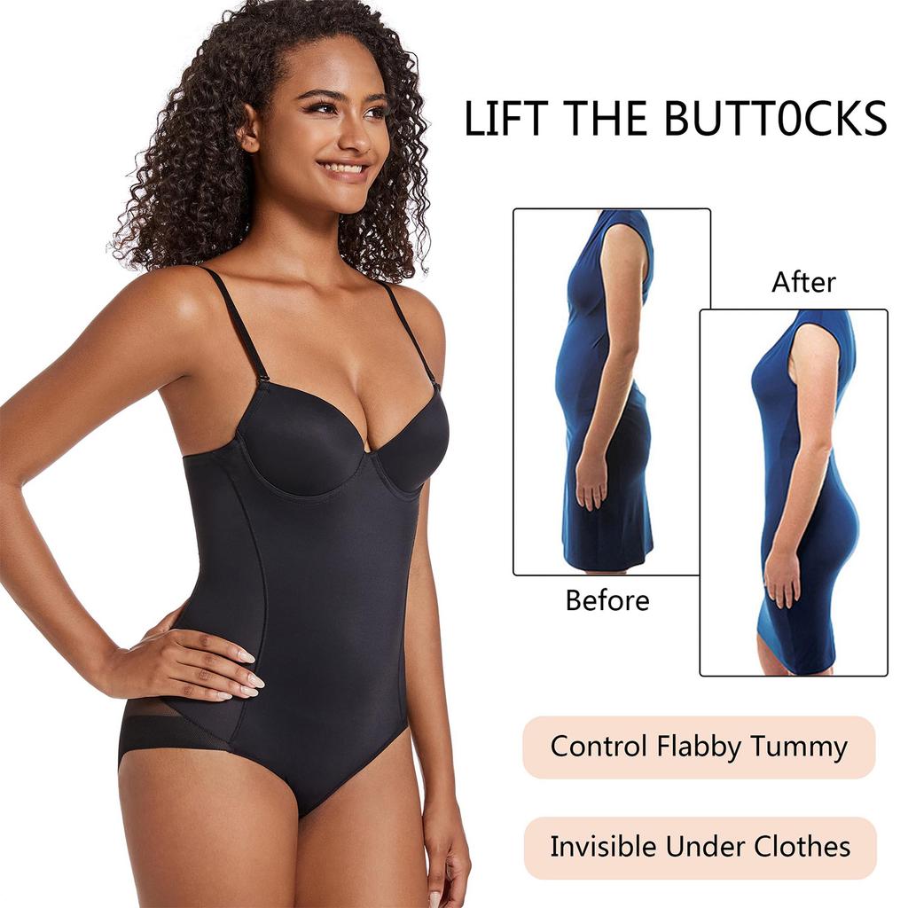 Wbudowany biustonosz modelujący body dla kobiet wyszczuplający brzuch urządzenie do modelowania sylwetki uroczy kombinezon kompresyjny z klepsydrą
