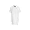 Originals Side Stripe Tie Round Neck Short Sleeve Dress Women Dress White HK5080