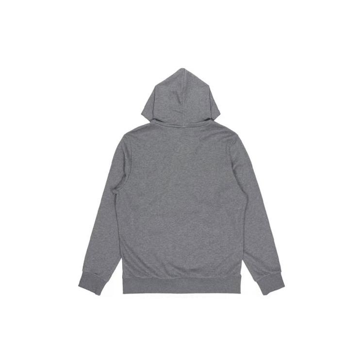 Li Ning Sweatshirts Men's Gray Hooded Thickened Regular AWDRH23-2