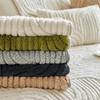 Winter Einfarbig Sofabezug Dick Rutschfest Dreidimensional Plüsch Sofa Handtuch Heimdekoration Sofa Rückenlehne Armlehne Bezug Tuch Couchkissen