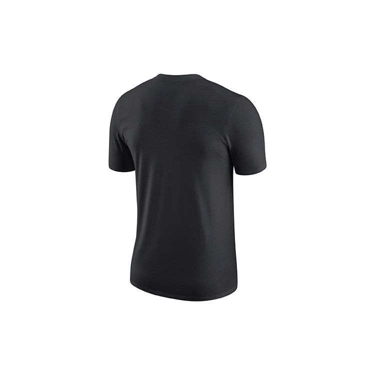 Nike NBA Dri-FIT CE Logo San Antonio Spurs Graphic Basketball T-Shirt Men Tops Black CT9846-010