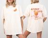Aperitivo Comfort Colors Short Sleeve Cotton T-Shirt | Boho Spritz, Orange, Italian Cocktail Tee | Front, Back of Shirt |
