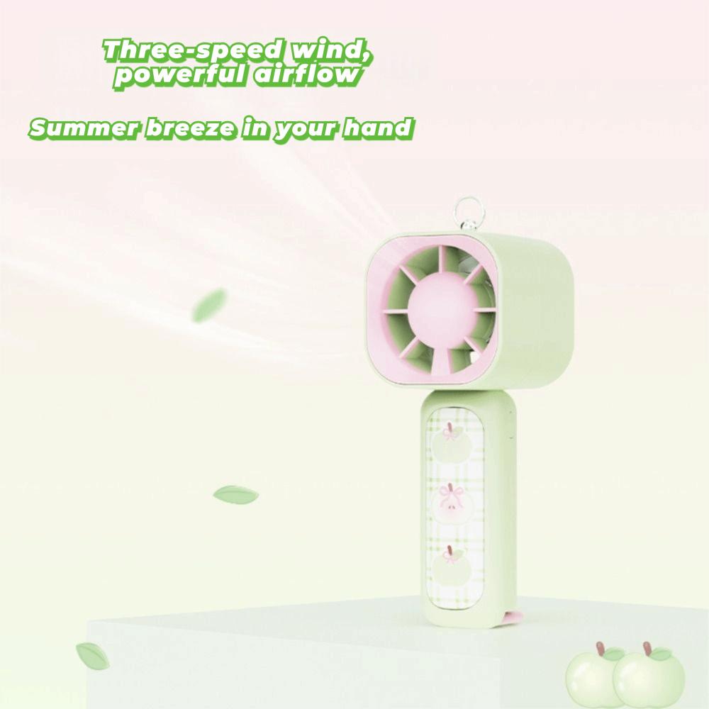 Strong Airflow High Speed Fan Quiet Operation Portable Fan Portable Handheld Mini Fan Student Use