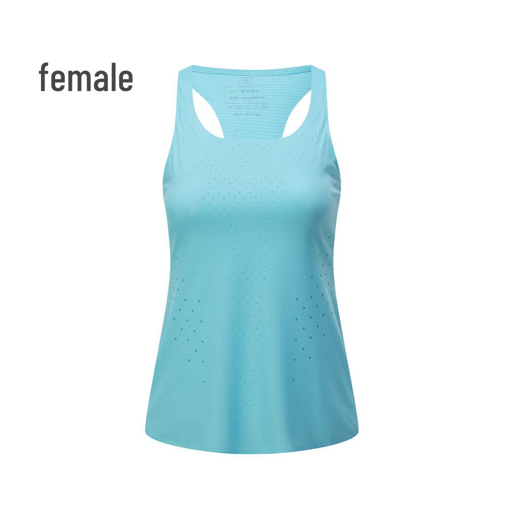 

Марафонская быстросохнущая сетчатая футболка для мужчин и женщин - Легкая спортивная майка для бега и трейл-тренировок M