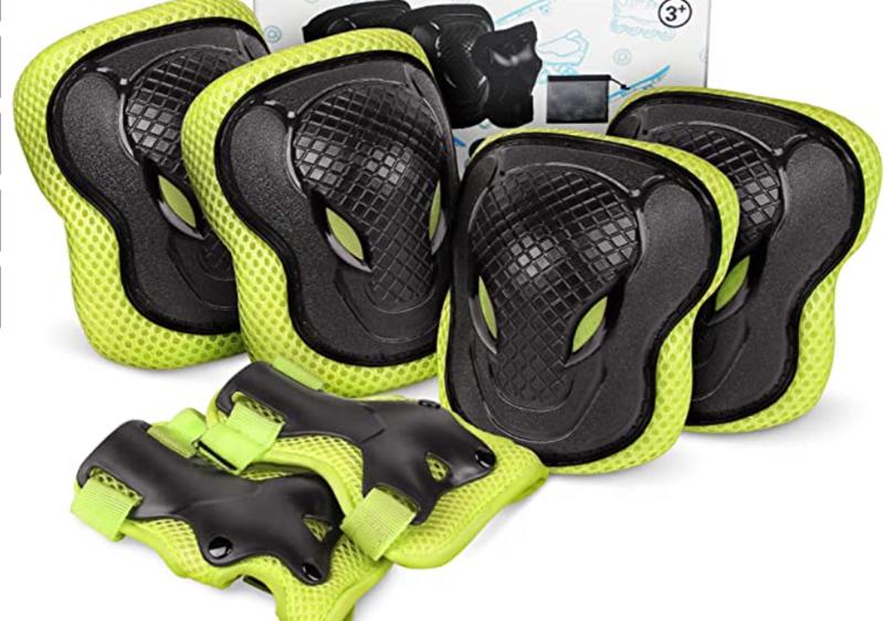 EN14120 Standard Strong Shell PP Elbow and Knee Pads Protective Gear Skate Set for Kids Roller Skating Sports