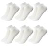6 Pairs Solid Mesh Men's Socks Invisible Ankle Socks Men Summer Breathable Thin Boot Socks
