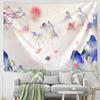 Landscape Painting Art Wall Hanging Beautiful Bohemian Tapestry Sheet Beach Towel Bedroom Room Aesthetic Decoration Home Decor