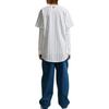 Nike T-Shirt MLB New York Yankees Baseball Single Button Lightweight Breathable Short Sleeve Kids Tops IV0579-100