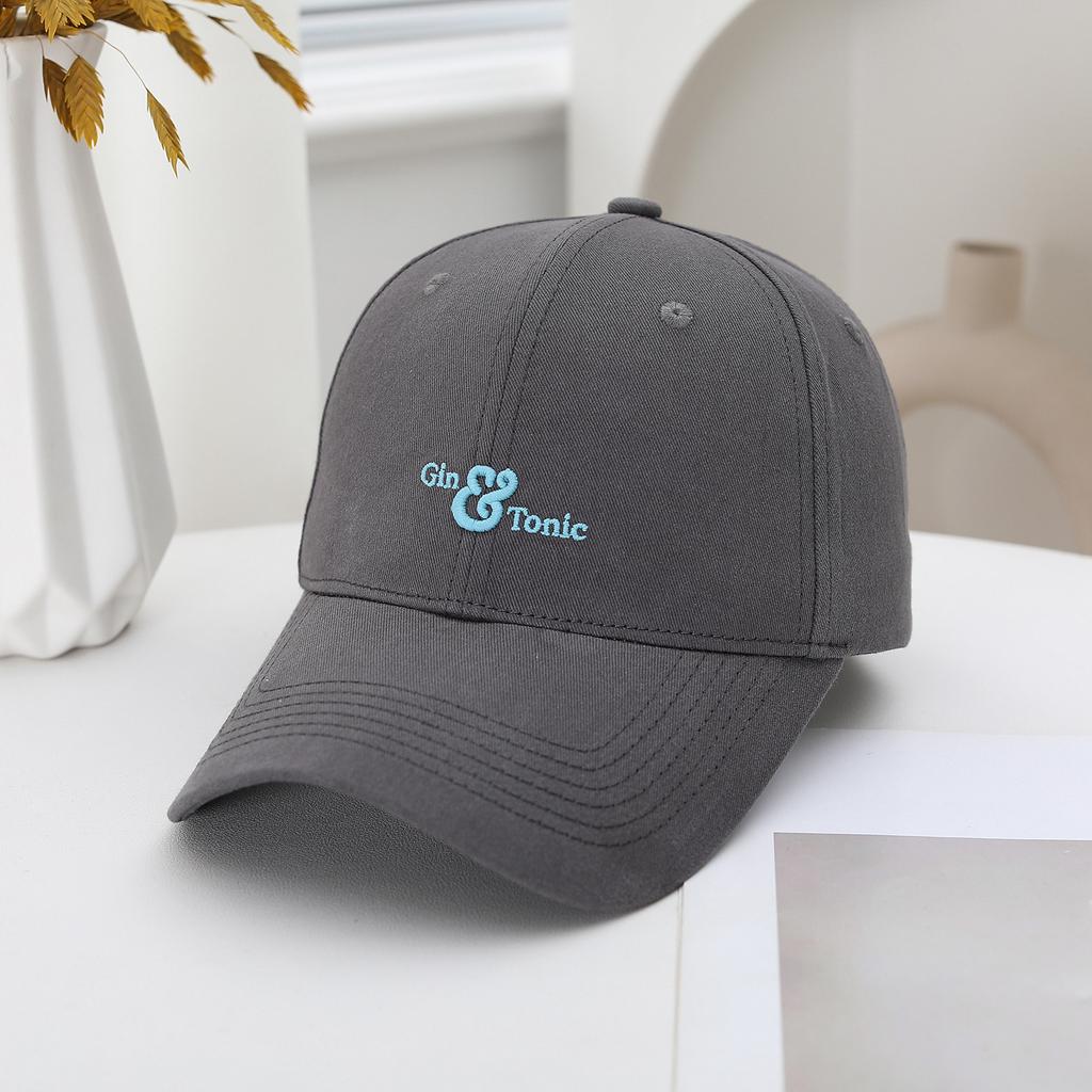 2026 Spring And Autumn Embroidery Simple Baseball Cap Men'S And Women'S Sunscreen Shade Breathable Soft Top Fashion Cap