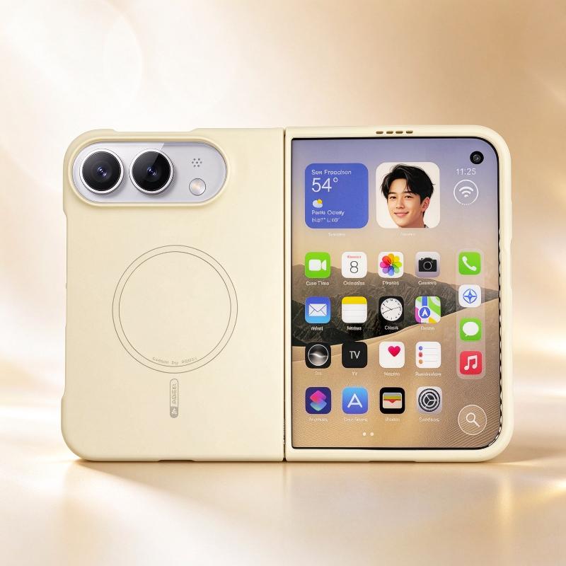 Original Mode Candy Farbe Hautgefühl Magnetische Handyhülle für iPhone Duo Kabelloses Ladegerät Stoßfest Kratzfest Frontrahmen Schutzhülle