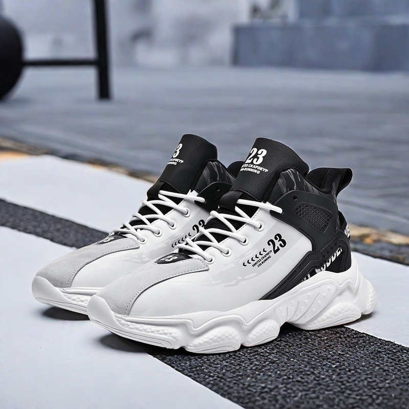 Fashion Large Dimensions High Cut Walk Boots Golf Seasonal Sneakers Men Luxury Men's Shoes Casual Sport Racing Model Low Prices