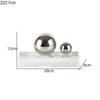 Metal Ball Strap Crystal Base Handicraft Ornaments Creative Living Room Foyer Desktop Decoration Home Decoration Accessories