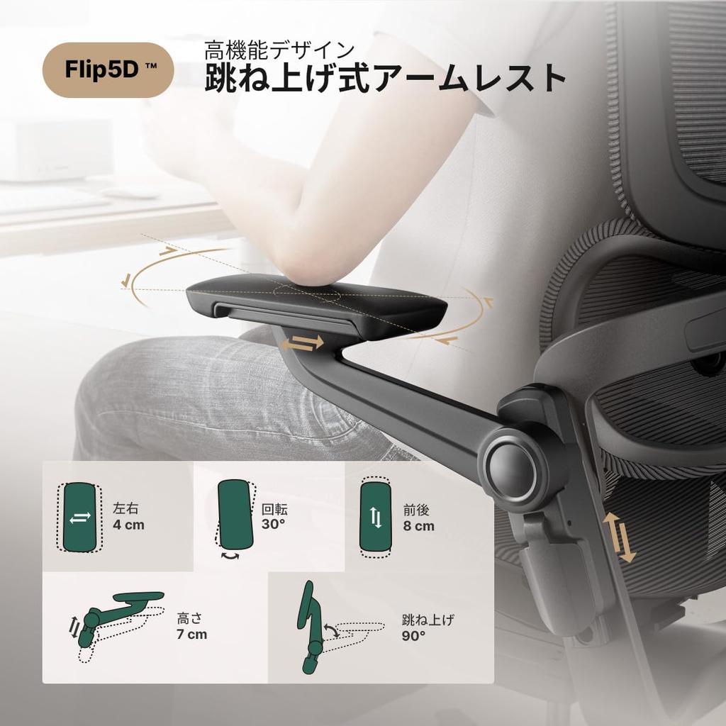 HINOMI H1 Pro V2 Office Chair Desk Chair Mesh Chair Telework Tired Work Chair Computer Chair PC Chair Office Chair Ergonomic Chair 3D Lumbar Support