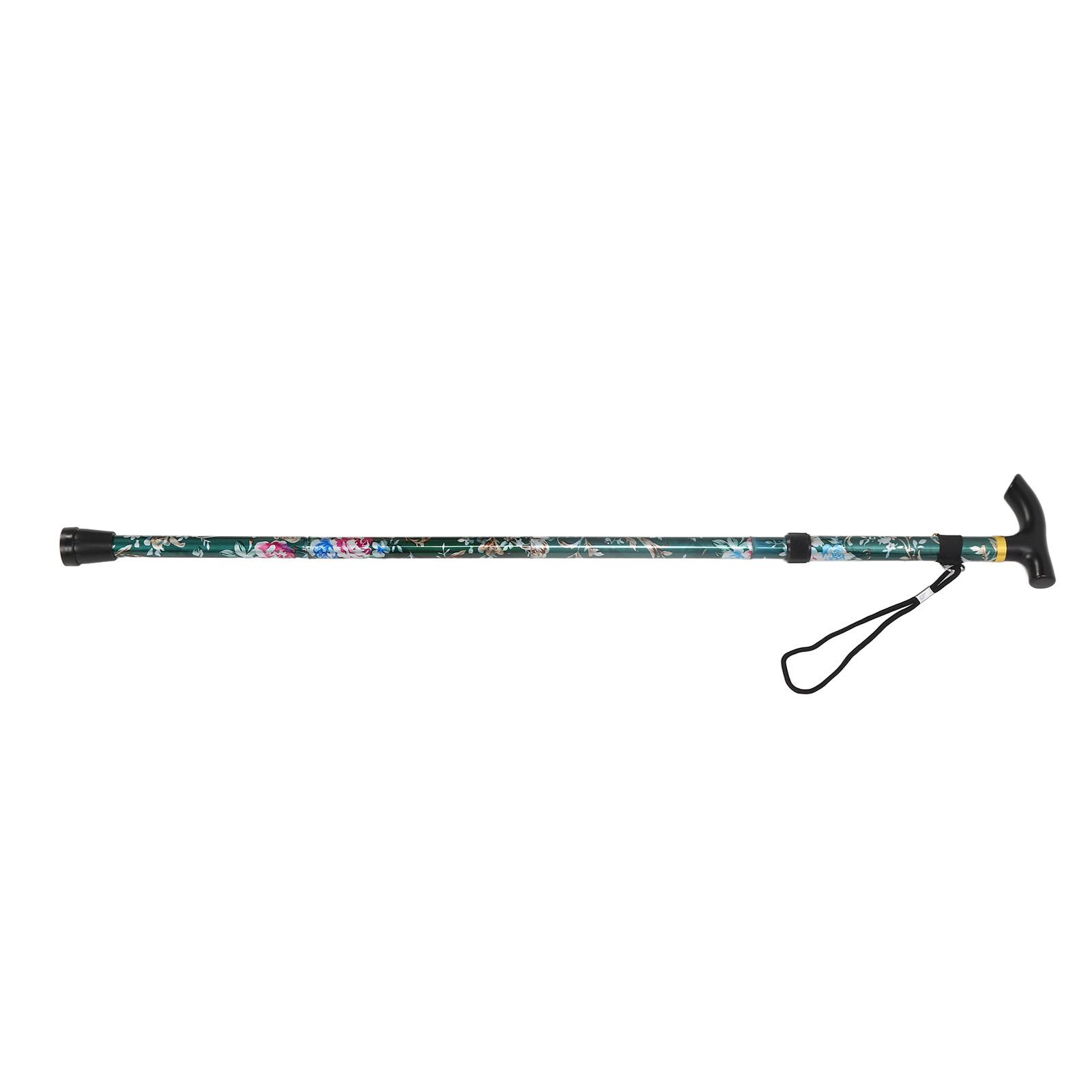 

Складная трость для ходьбы 5 уровней складная легкая печать поддержка скалолазания регулируемая высота алюминий