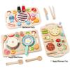 3D Playhouse Food & Tea Set: Educational Wooden Toy for Kids