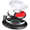 2 IN 1 Magnetinis įkrovimo stovas ir silikoninis apsauginis dėklas Pokémon GO Plus+ įkrovimo laikiklis su USB Type-C įkrovimo kabeliu ir RGB indikatoriais
