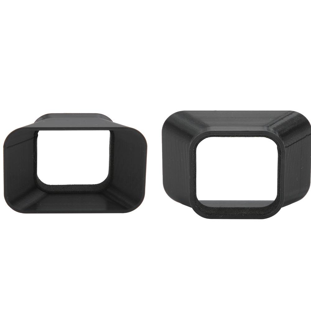 2 Pcs Hard Plastic Sunshade Lens Hood Lightweight Lens Hood Outdoor Photography
