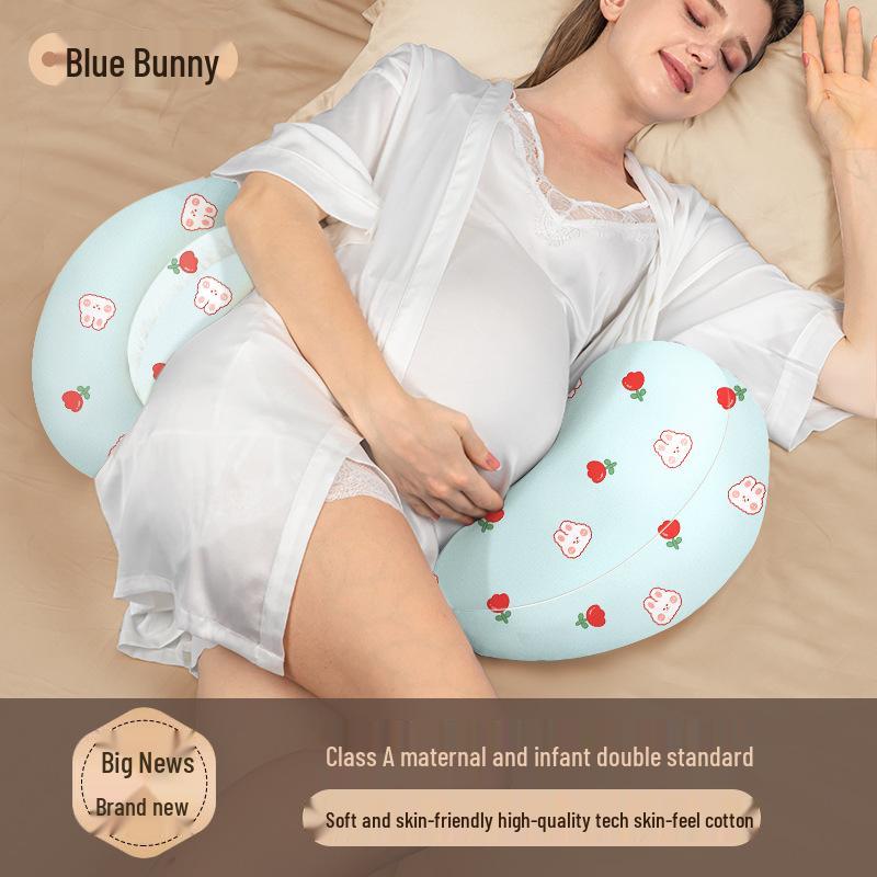 U-Shaped Multifunctional Pregnancy Pillow for Back and Belly Support