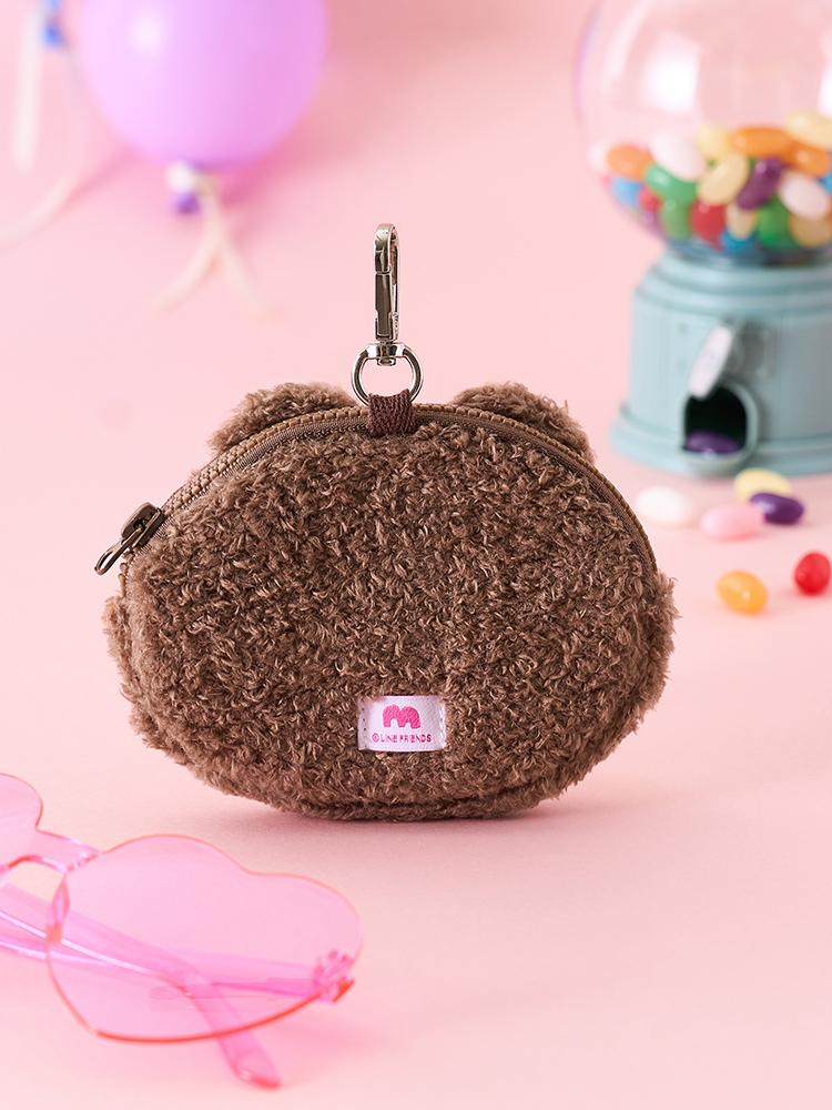 Line Friends Minini Theme Park Pouch Keychain