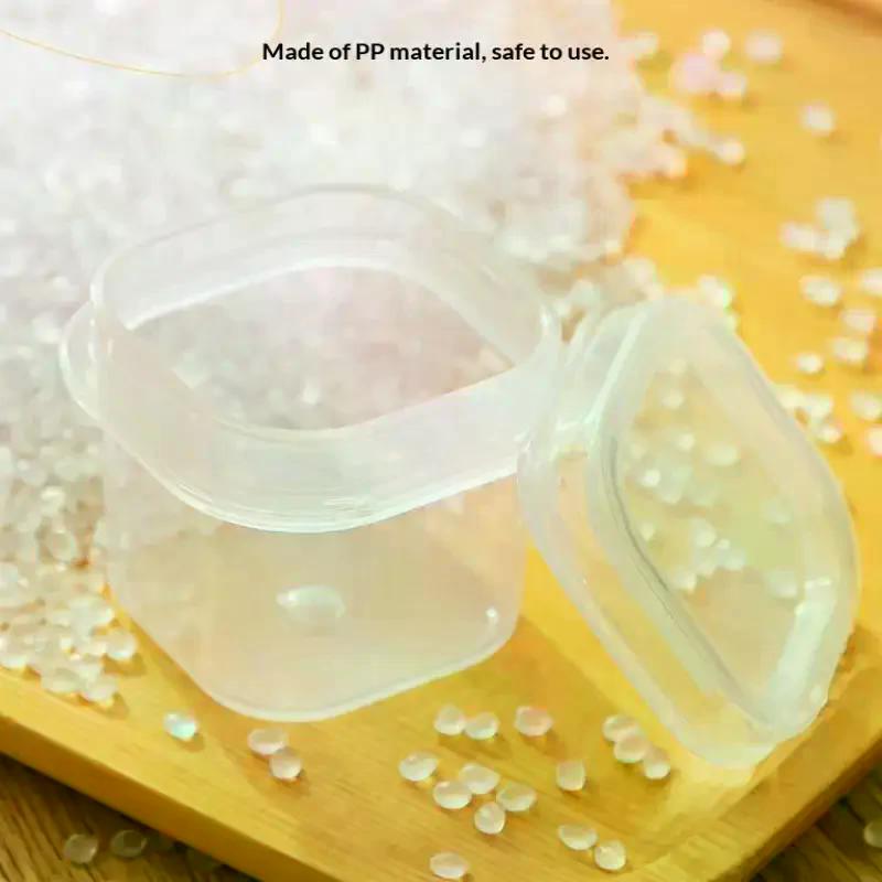 Mini Freezer Box With Lid Sauce Jam Preservation Box Food Fresh-keeping Container Leak-proof Kitchen Spice Seasoning Storage Jar