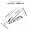20pcs Windproof Clothes Pegs Stainless Steel Metal Binder Clips Household Document Clips  Kitchen