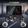 OKYES Motorcycle Dash Cam with Android Auto Metal 1000nit Smart Front and Rear Supports and Intercom Waterproof and Technical Approval Includes 64GB