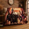Anime Zoro One P-Piece Cartoon Flannel Blanket Soft Warm Throw Blanket for Bedroom Living Room Bed Travel Camping Picnic Kid