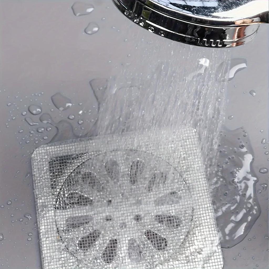 10/20/30/50pcs Disposable Bathroom Bathtub Floor Sink Strainer Filter Stickers Easy To Clean and Replace Prevents Sewer Clogging