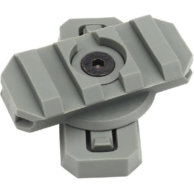 2Pcs Rotation 360 Degrees Helmet Side Rail Mount Adapter Adjustable ARC Guide for 19mm Picany Slot Tactical Fast Helmet Accessories