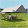 Outdoor Camping Oxford Fabric Silver-plated Awning Sunscreen And Rain-proof Sunshade Tent Ultra-lightweight Portable Tent