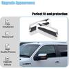 AUCERAMIC Chrome Plated Mirror Covers Caps Compatible With 2009-2014 Ford F150 2 Door 4 Door Side View Mirror Back Cover Cap Overlay