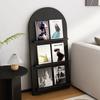 Floor-standing Bookshelf Newspaper Stand Nordic Creative Simple Multi-layer Solid Wood Decorative Display Home Storage Book Nook