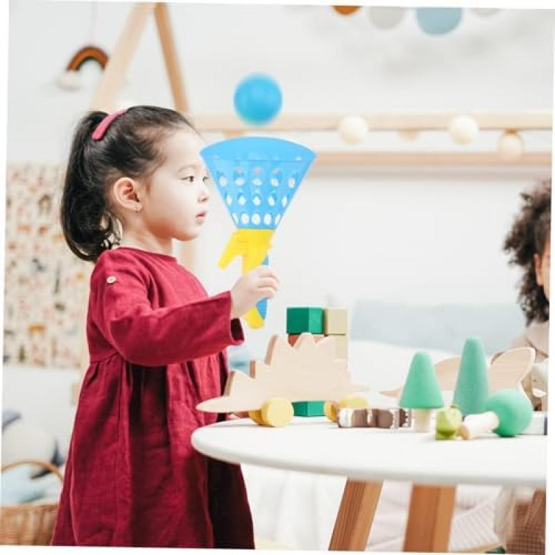 2 Sets Outdoor Indoor Toss and Catch Game Set, Durable Plastic Flying Disc Toys, Promotes Hand-Eye Coordination & Teamwork