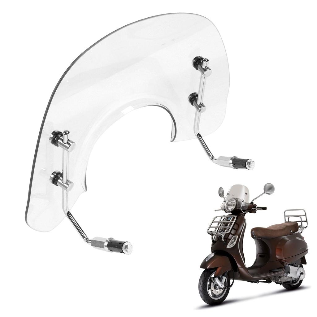 Motorcycle   Carbon Steel Motorcycle Wind Deflector Windscreen Mount Kit Replacement for LX50 LX125 LX150 All Year