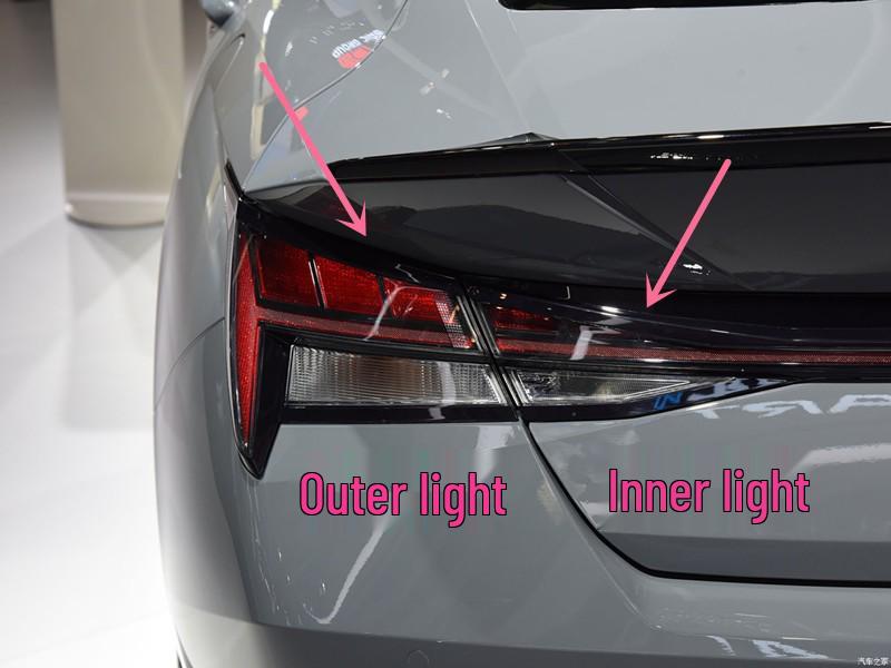 2020/21 Elantra 7th Gen LED Rear Taillight Assembly
