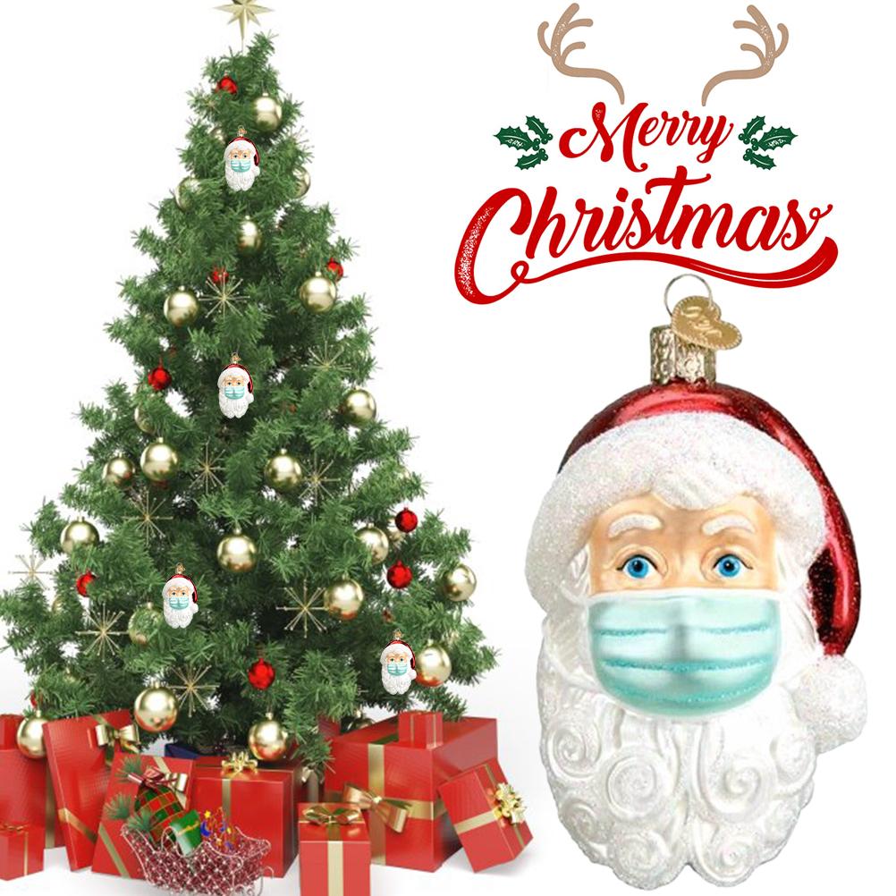 Resin Santa Claus Christmas Tree Ornaments Pendant Hanging Gifts Xmas Decor for Home Party