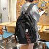 College Style Backpack Large Capacity Letter Printed Backpack Campus Student School Bag