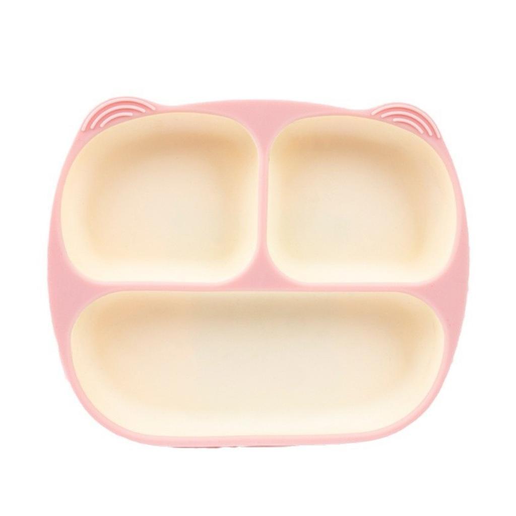 Functional Toddler Plates With Suction Offering Enhanced Stability And Safety Using Durable Food Grade Silicone