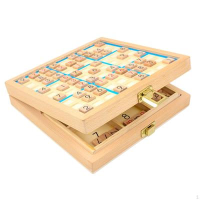 Wooden Sudoku Board Game Set for All Ages