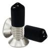 50pcs 6.5 mm Tube Bolt Cap Cover Vinyl Screw Thread Protectors Round Rubber End Caps  Round tubes