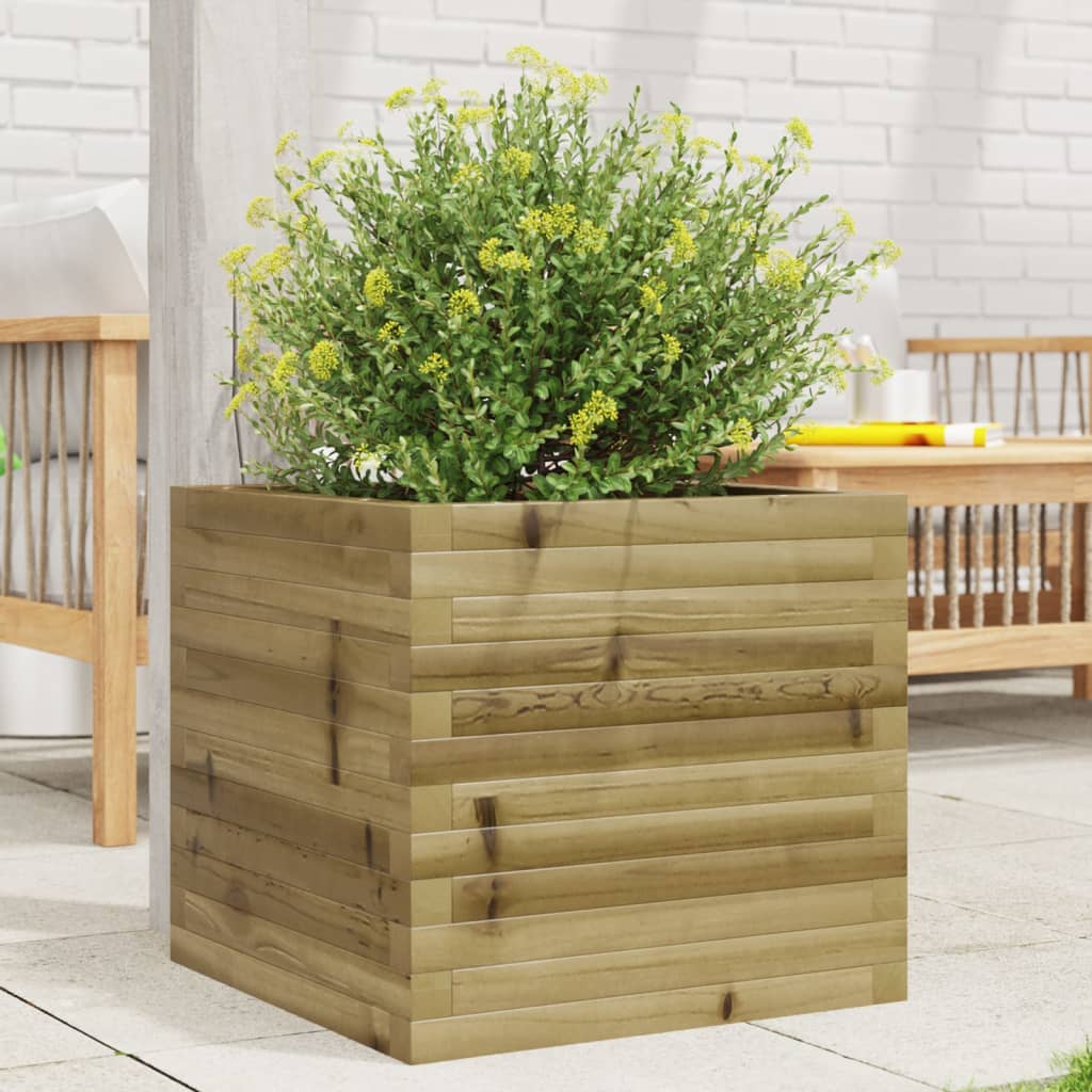 Plant Pot 50x50x45.5 cm Pressure Treated Pine Wood